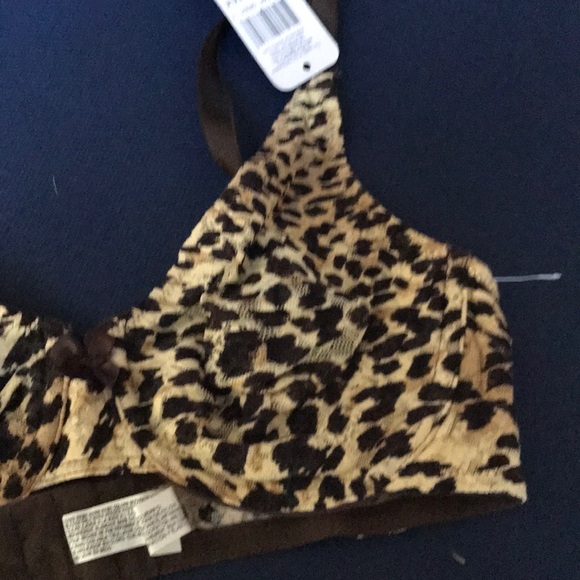 NWT Wacoal 65146 Seamless Halo Leopard Print Bra Underwire 34C - Picture 3 of 8